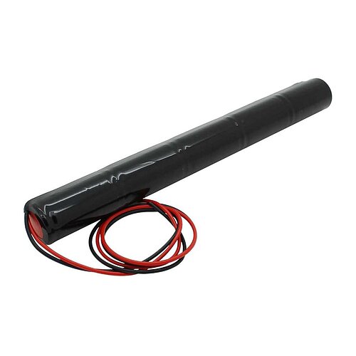 Notleuchtenakku NiCd 6,0V 2500mAh L1x5 Baby C mit 500mm Kabel einseitig Notleuchtenakku NiCd 6,0V 2500mAh L1x5 Baby C mit 500mm Kabel einseitig