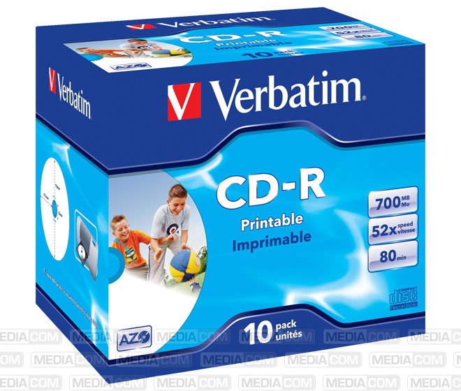 CD-R 80min/700MB/52x Jewelcase (10 Disc)