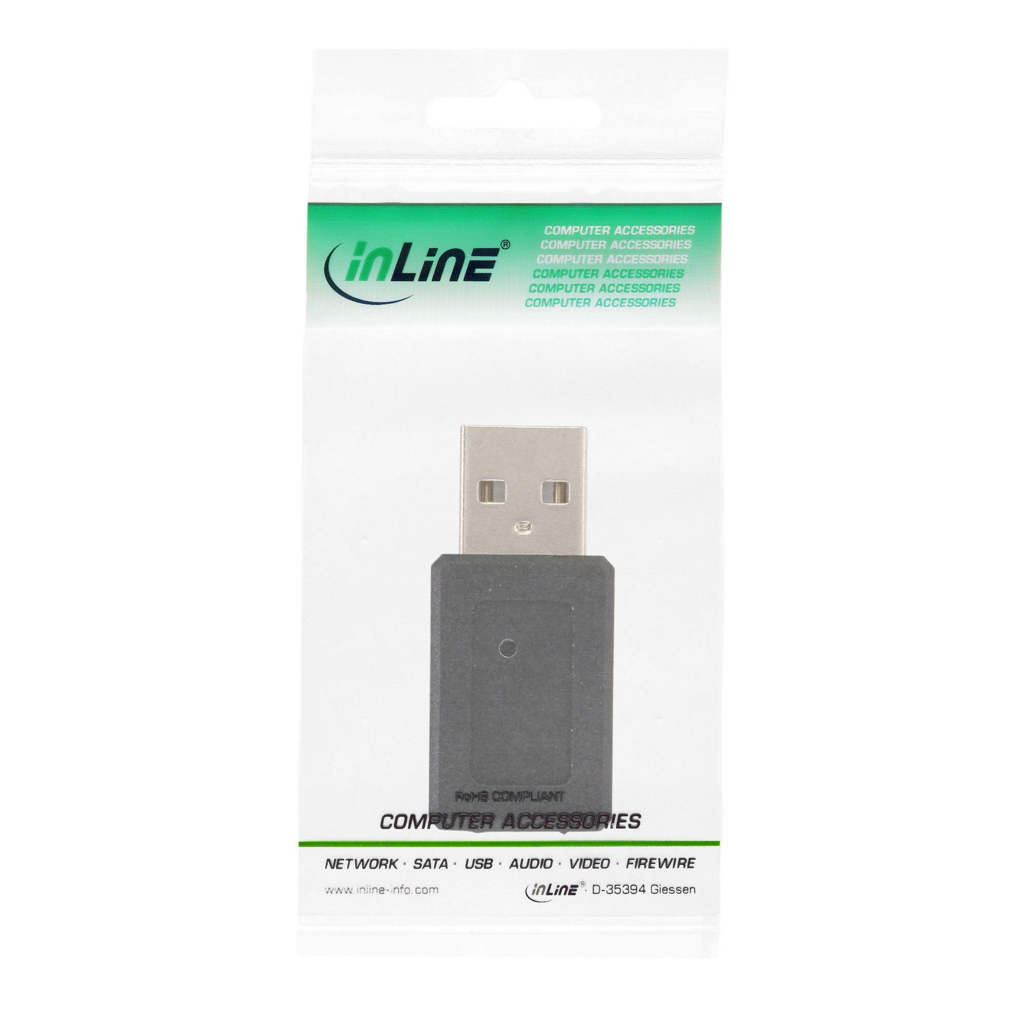 Inline® USB 2.0 Adapter, Stecker A auf Mini-5pol Buchse Inline® USB 2.0 Adapter, Stecker A auf Mini-5pol Buchse