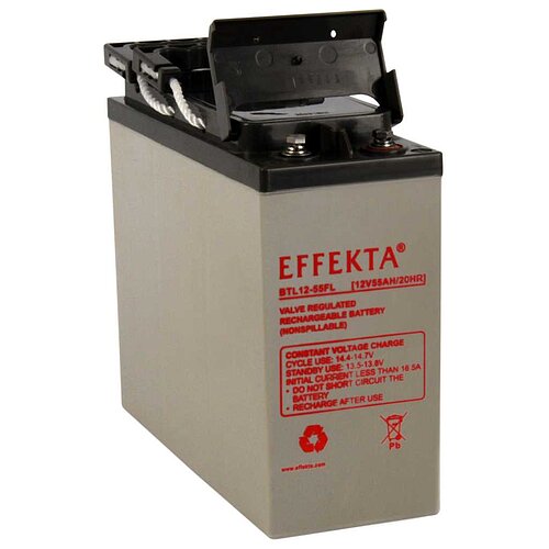 Effekta BTL12-55FL 12V 55Ah Longlife Frontterminal Effekta BTL12-55FL 12V 55Ah Longlife Frontterminal