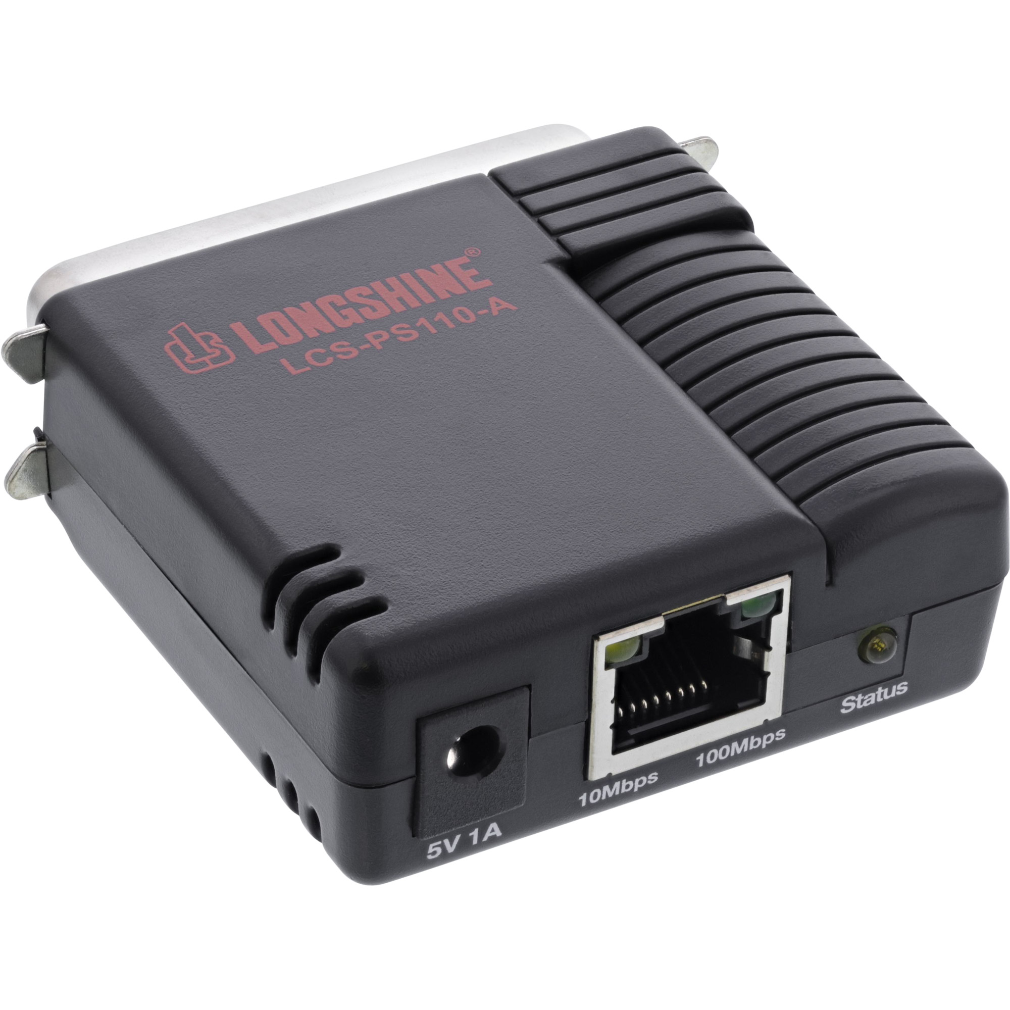 Longshine Printserver 100Mbit 1x parallel, LCS-PS110-A Longshine Printserver 100Mbit 1x parallel, LCS-PS110-A