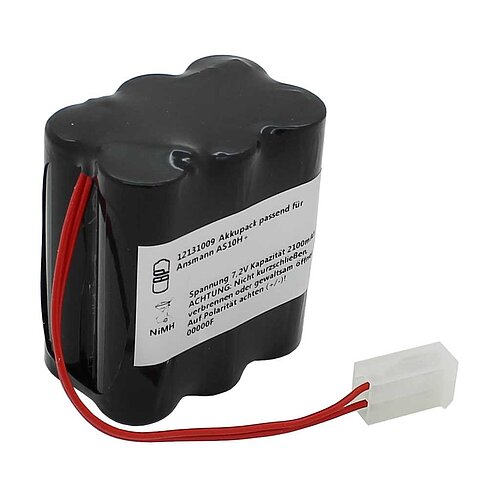 Ansmann Akkupack NiMH 7,2V 2200mAh 100mm Kabel ersetzt Ansmann 5032231 Ansmann Akkupack NiMH 7,2V 2200mAh 100mm Kabel ersetzt Ansmann 5032231