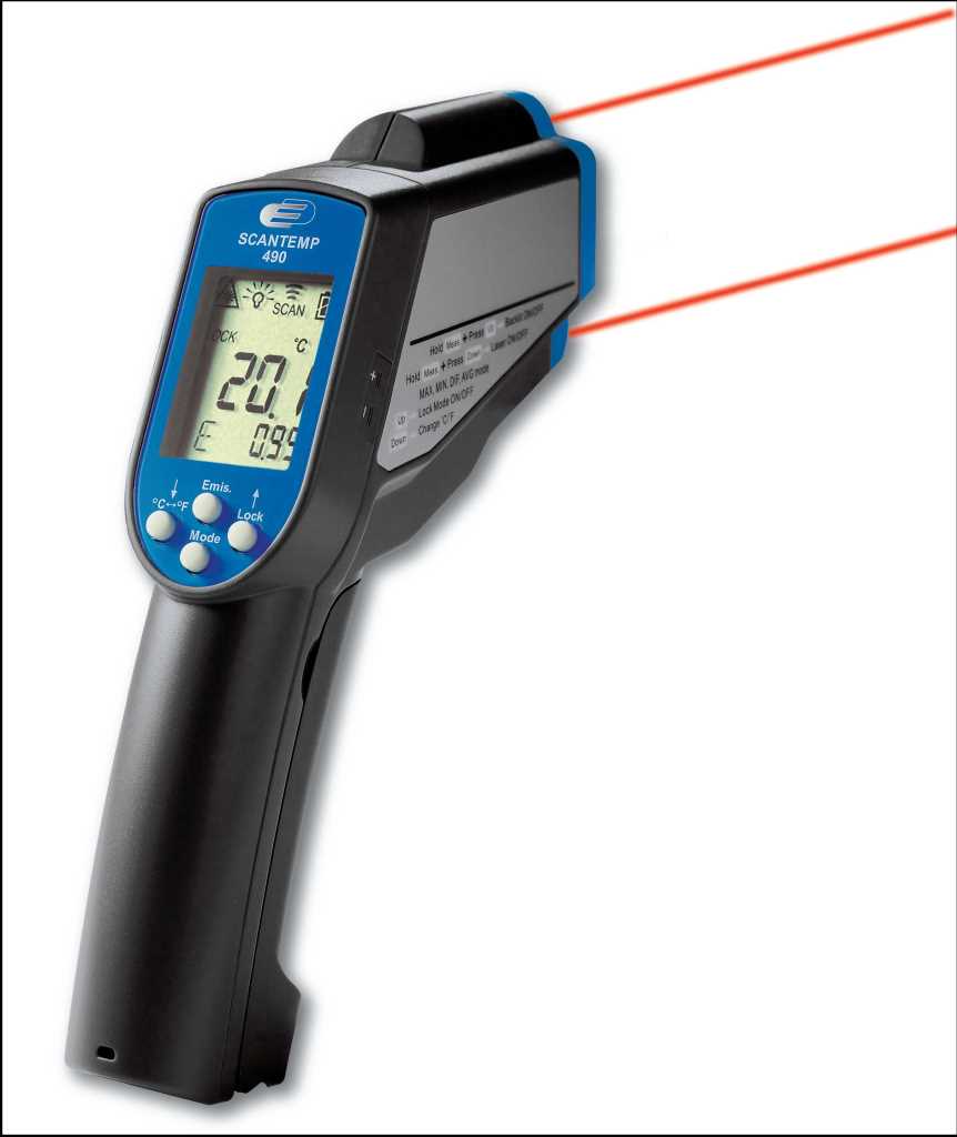 ScanTemp 490 Infrarot-Thermometer 31.1123K