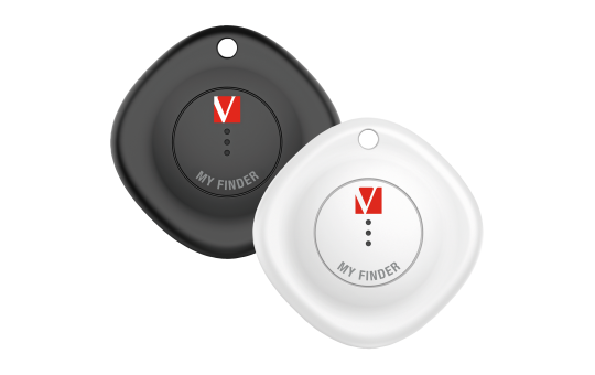 Bluetooth-Tracker Verbatim ''My Finder'' für Apple ''Wo ist?'', Keyring, 2er-Pack
