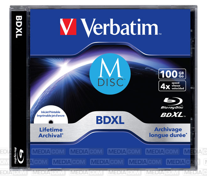 M-DISC BD-R XL 100GB/1-4x Jewelcase (1 Disc) M-DISC BD-R XL 100GB/1-4x Jewelcase (1 Disc)