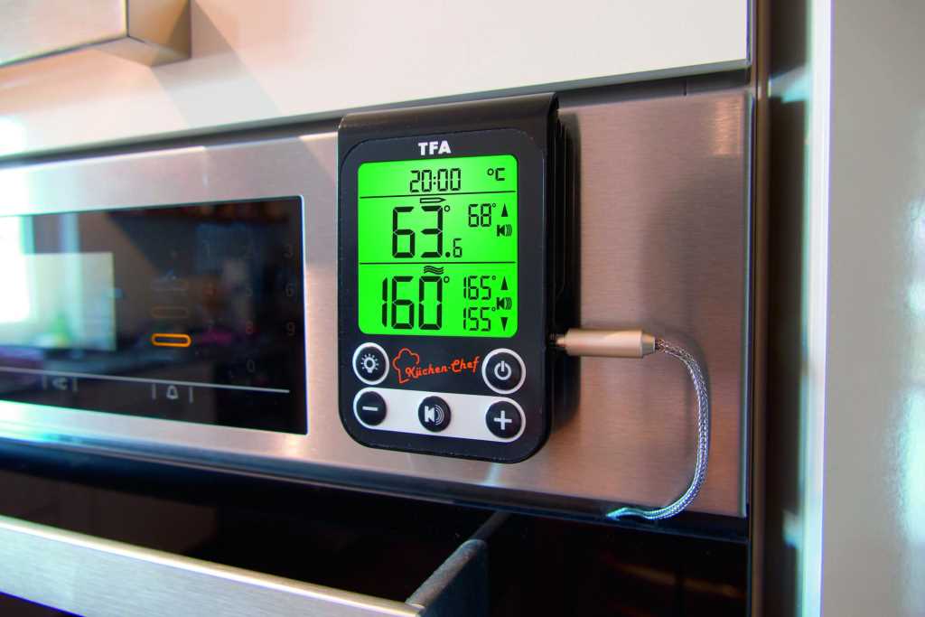 Küchen-Chef Digitales Grill-Braten-/ Ofenthermometer 14.1512.01