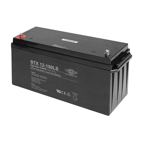 Wing BTX12-150LS 12V 158Ah high rate hochstromfähig Wing BTX12-150LS 12V 158Ah high rate hochstromfähig