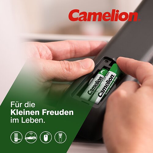 1x Camelion Super Heavy Duty AAA Micro R03 Zink Kohle Batterie
