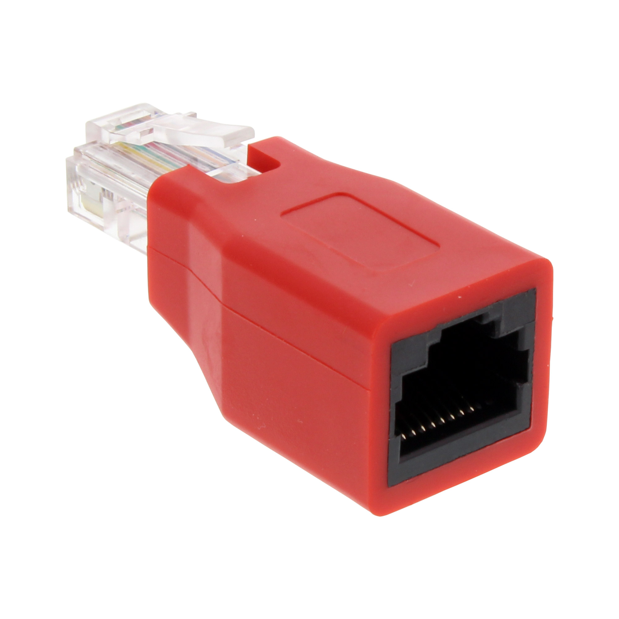 Inline® Crossover Adapter, RJ45 Buchse/Stecker, kurz Inline® Crossover Adapter, RJ45 Buchse/Stecker, kurz