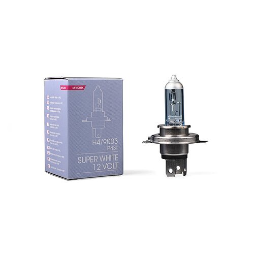 M-TECH SuperWhite H4 9003 HB2 P43t 60/55W 12V
