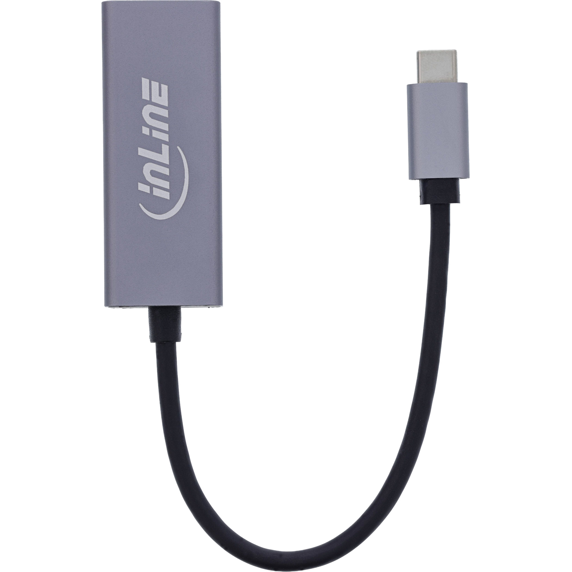 InLine® USB 3.2 Netzwerkadapter Kabel, USB-C zu RJ45 Gigabit Netzwerk