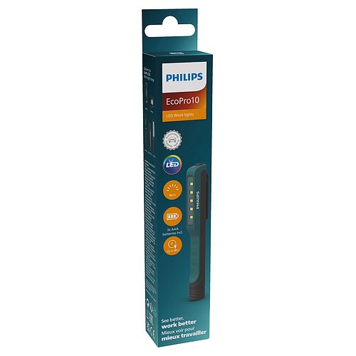 LED Inspection Werkstattlampe ECOPRO10 X1 RC120 3,7V 1St. Philips