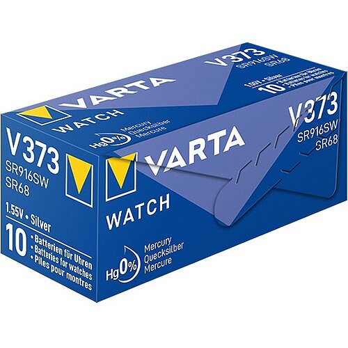 10x SR916SW SR68 373 Silberoxid Batterie Varta 1,55 V