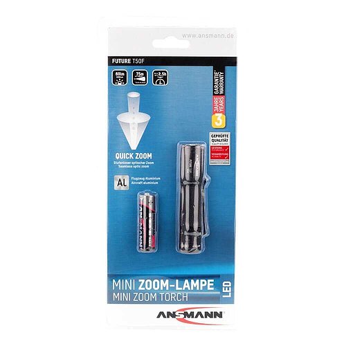 Ansmann LED-Metalltaschenlampe T50F 1600-0159