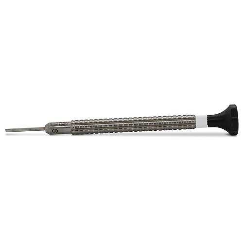 Bergeon - Uhrmacher Schraubendreher 7965-060 Schlitz 0,6mm weiß