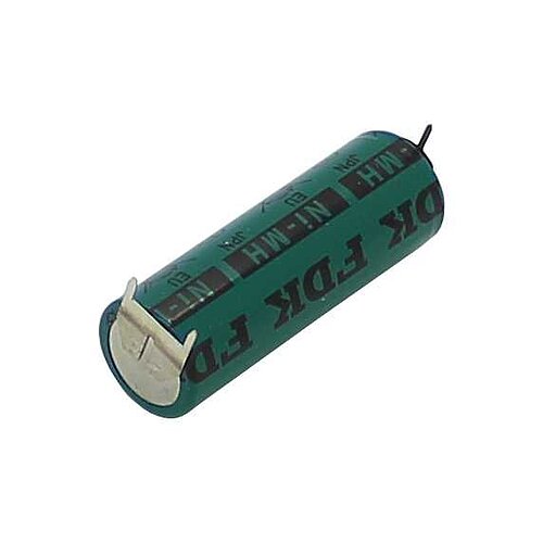 FDK / Sanyo NiMH-Akku HR-AUE A 2700mAh mit Printanschluß +-- FDK / Sanyo NiMH-Akku HR-AUE A 2700mAh mit Printanschluß +--