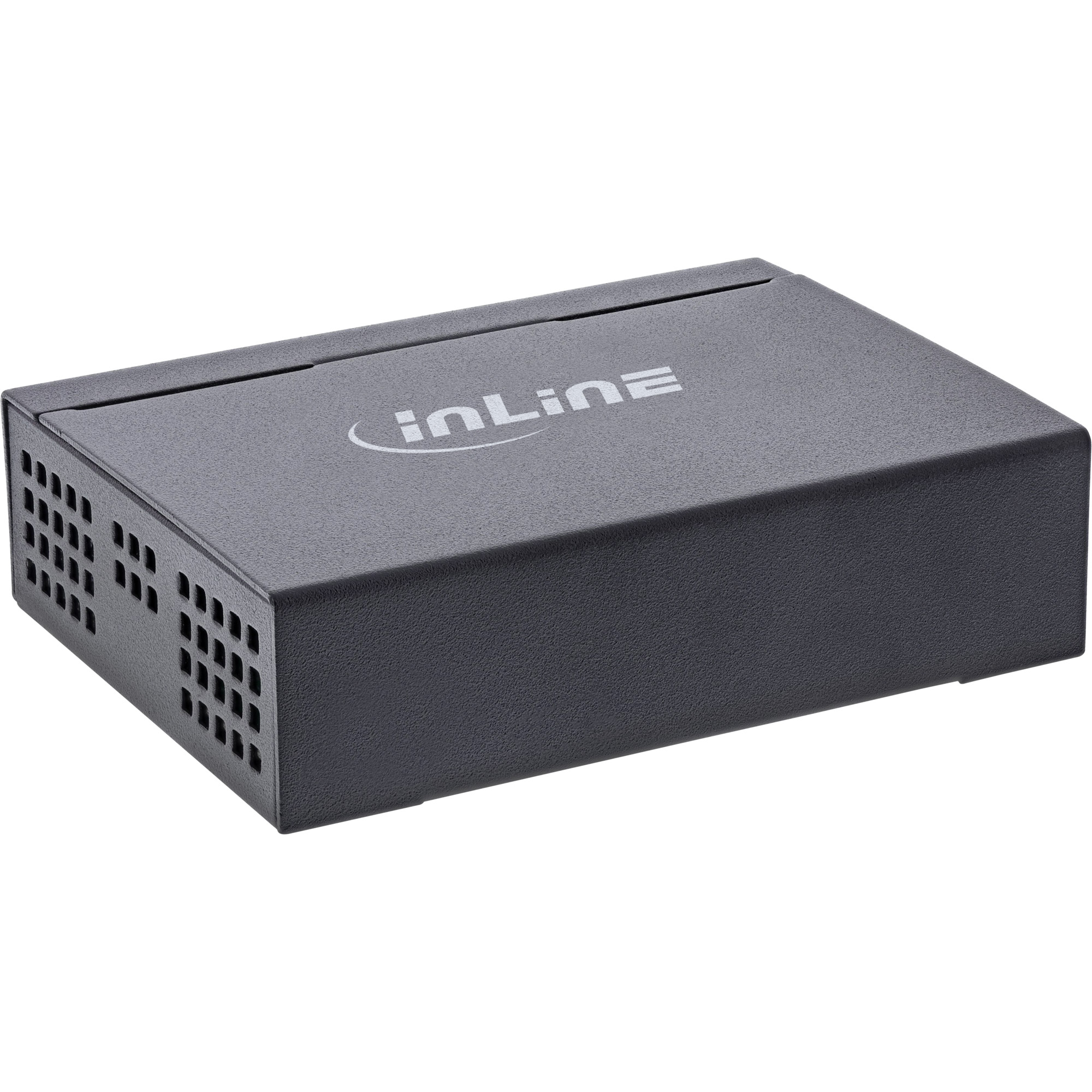 Inline® Gigabit Netzwerk Switch 5-Port, 1Gb/s, Desktop, Metallgehäuse, Lüfterlos