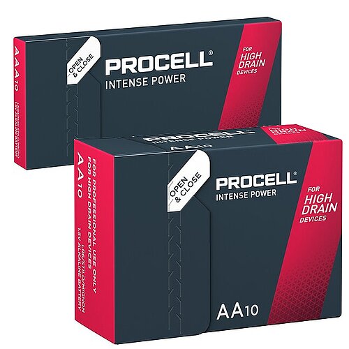 Procell Intense AA Mignon & AAA Micro Alkaline Batterien - 80er Paket Procell Intense AA Mignon & AAA Micro Alkaline Batterien - 80er Paket