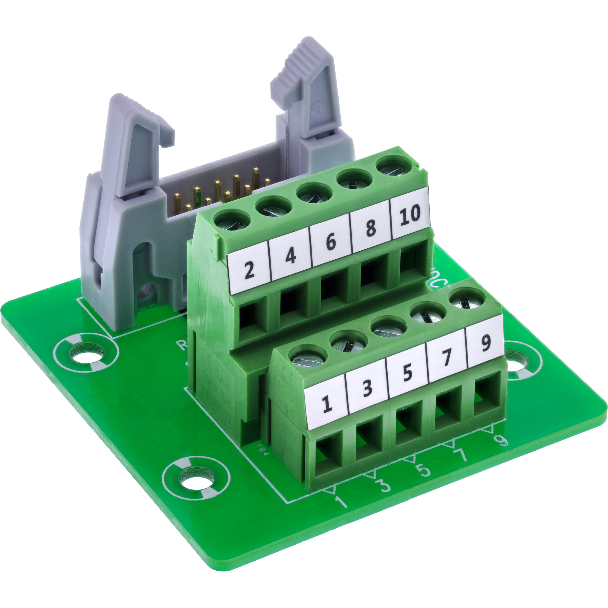 InLine® IDC 10 Buchse an Terminalblock, 5-polig, auf Platine InLine® IDC 10 Buchse an Terminalblock, 5-polig, auf Platine