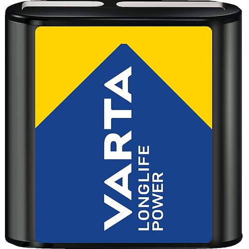 1x Varta Longlife Power 4,5 V Flachbatterie 3LR12 Alkaline
