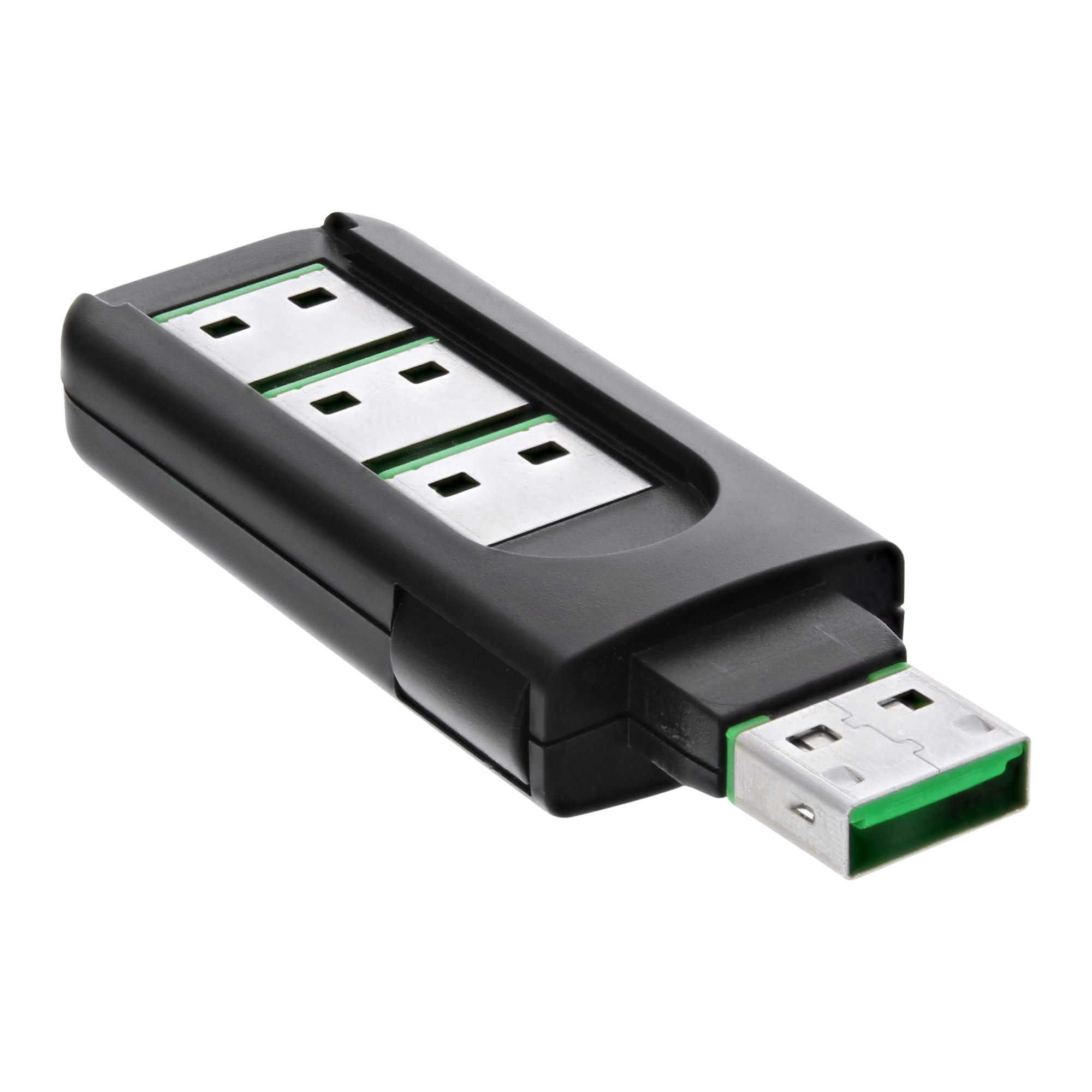 Inline® USB-A Portblocker, blockt bis zu 4 Ports