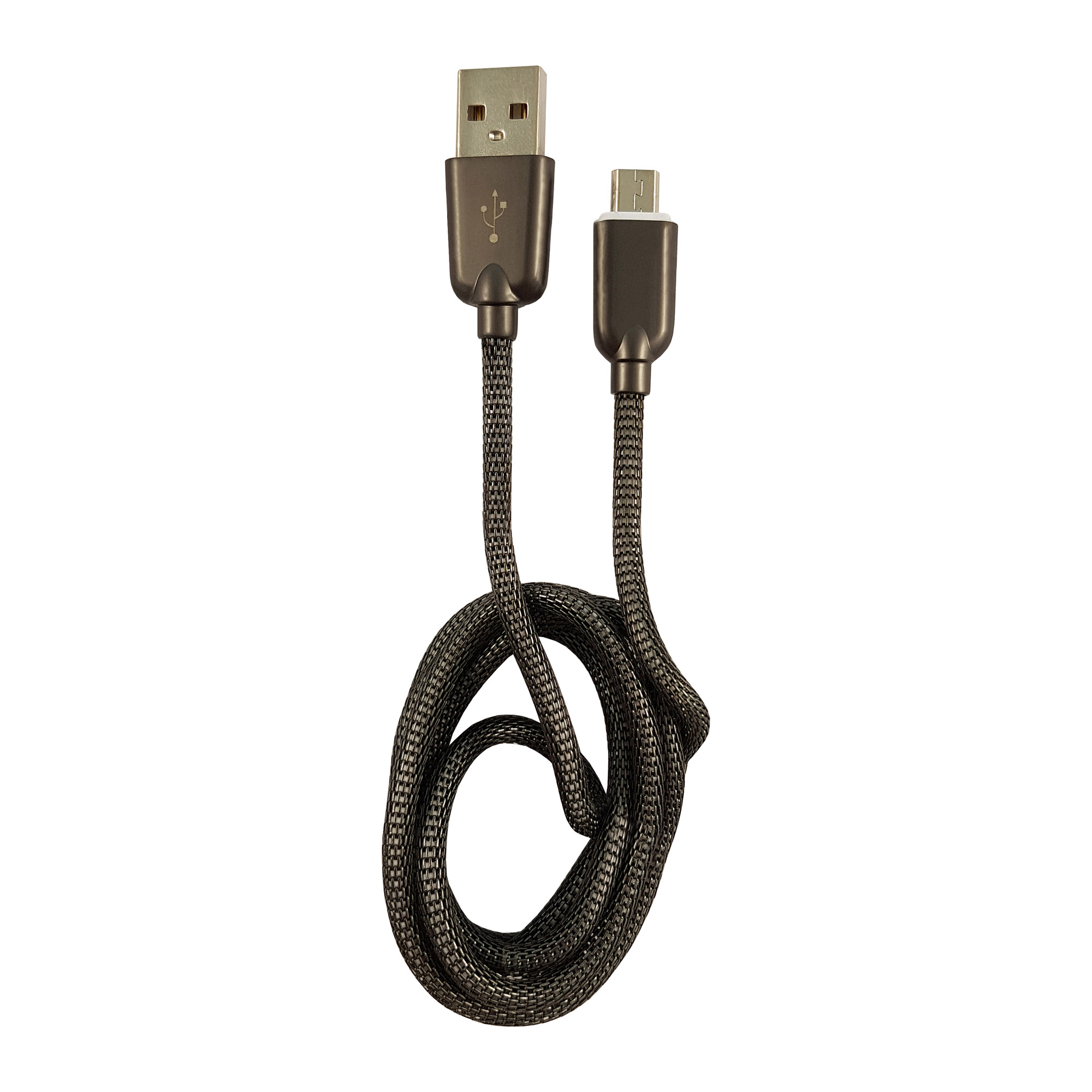 LC-Power LC-C-USB-MICRO-1M-6 USB A zu Micro-USB Kabel, Metall schwarz, 1m LC-Power LC-C-USB-MICRO-1M-6 USB A zu Micro-USB Kabel, Metall schwarz, 1m