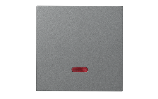 Schalter McPower ''Shallow'' 250V~/10A, UP, Orientierungsleuchte, Steckanschluss, anthrazit