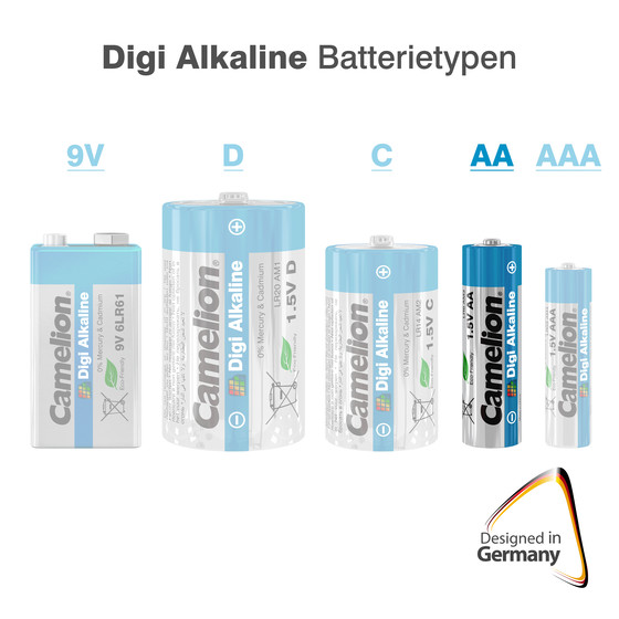 4x Camelion Digi AA Mignon LR6 Alkaline Batterie 4x Camelion Digi AA Mignon LR6 Alkaline Batterie