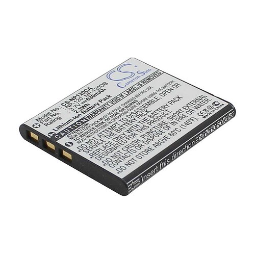 Digicam-Akku LiIon 3,7V 630mAh ersetzt Casio Exilim EX-ZS30