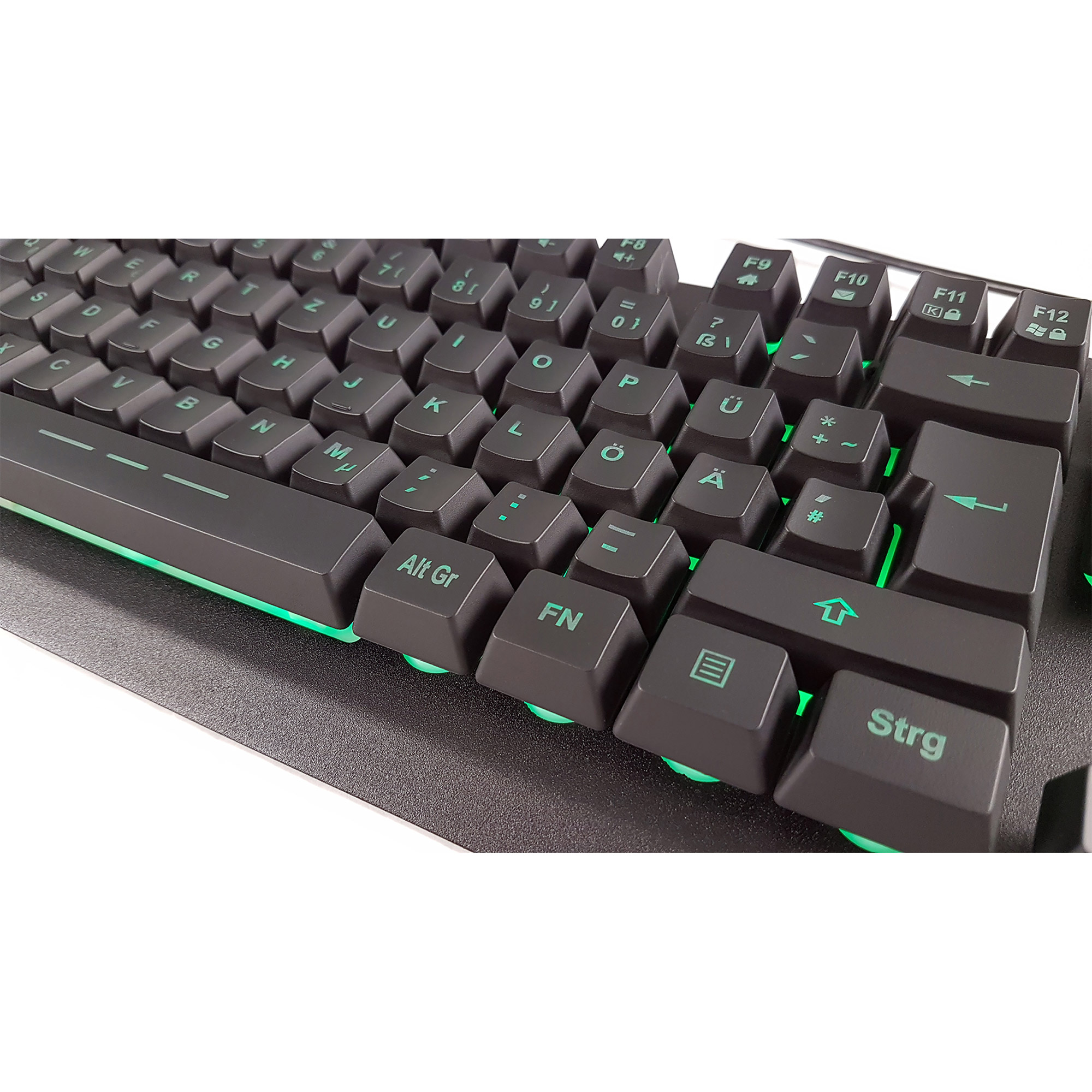 LC-Power LC-KEY-4B-LED Beleuchtete LED-Tastatur DE, USB, schwarz LC-Power LC-KEY-4B-LED Beleuchtete LED-Tastatur DE, USB, schwarz