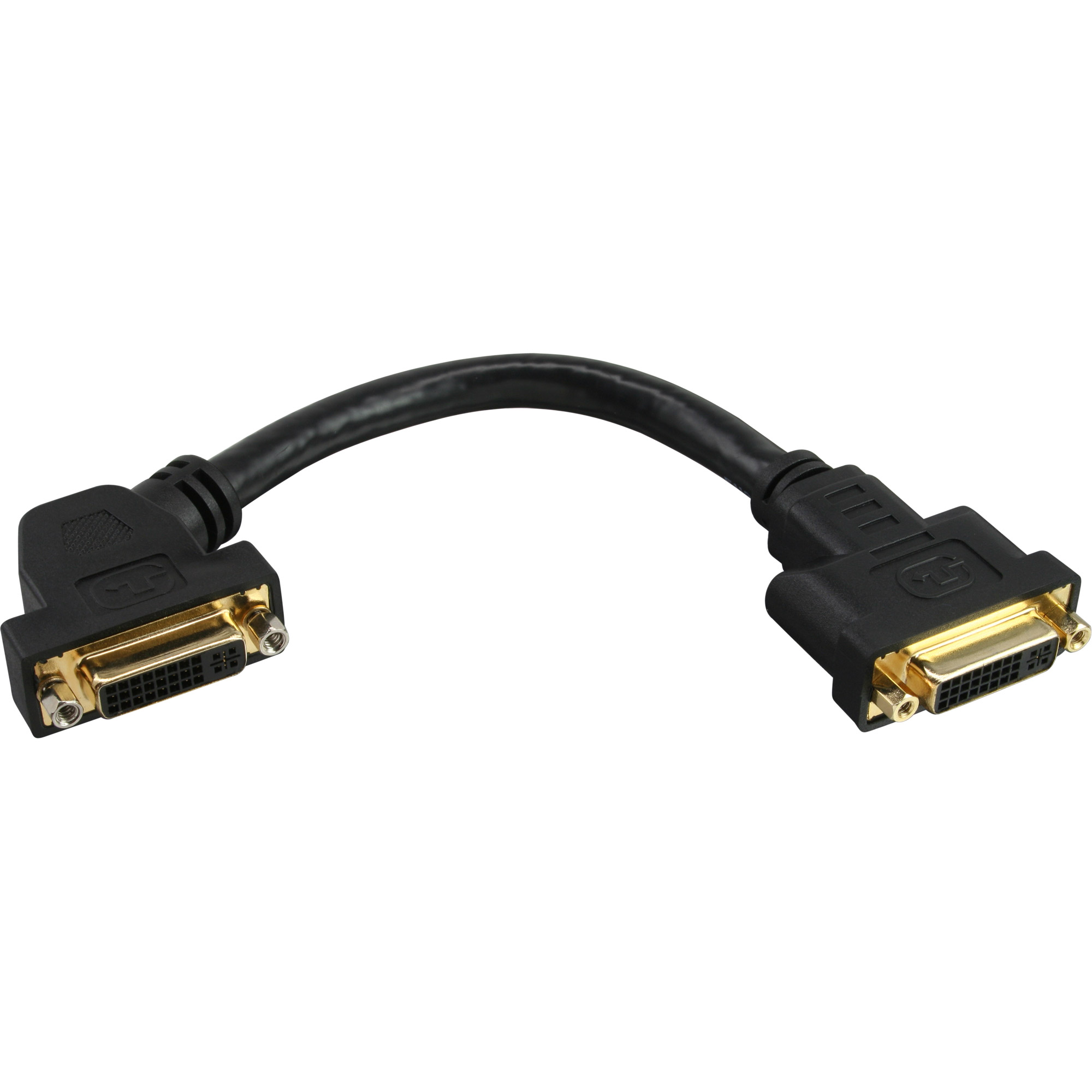 Inline® DVI-I Adapterkabel, 24+5 Buchse/Buchse, zum Einbau, vergoldete Kontakte