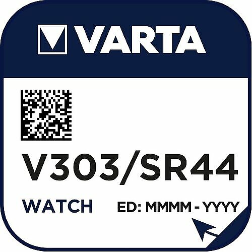 10x SR44SW 303 Silberoxid Batterie Varta 1,55 V