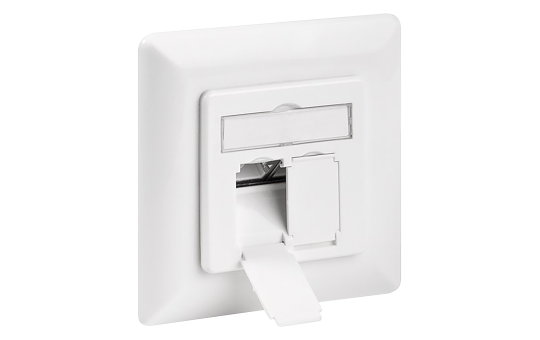 Netzwerkdose, Unterputz, CAT 6, 2x RJ45