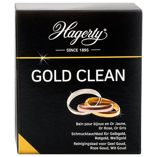 12x Hagerty - gebrauchsfertige Goldbad für Schmuck, Ketten, Ringe - 170ml