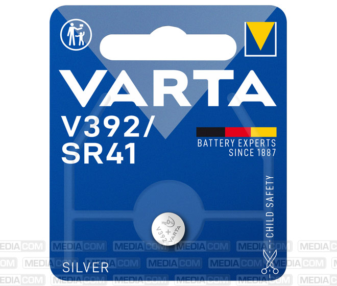 Batterie Silver Oxide, Knopfzelle, 392, SR41, 1.55V