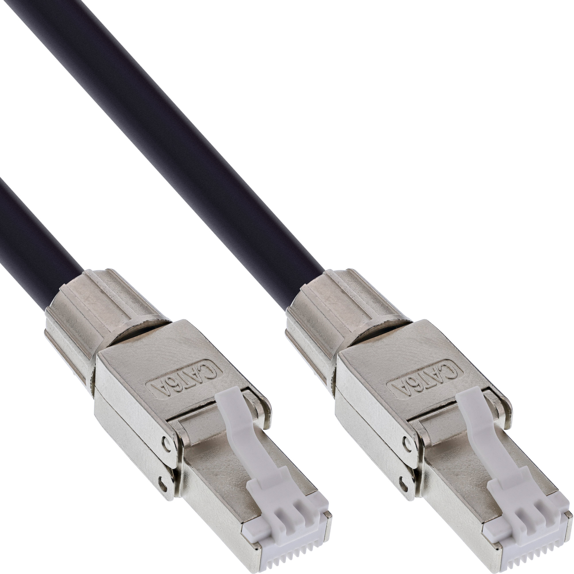 50m - InLine® Netzwerk-Kabeltrommel IP67 Outdoor PUR, Cat.6A S/FTP