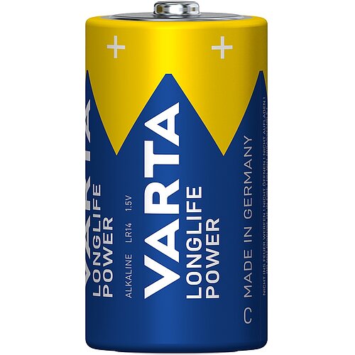 2x Varta Longlife Power Baby C LR14 Alkaline