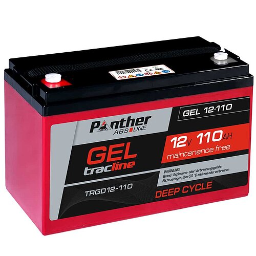 Panther tracline Gel Deep Cycle 12V 110Ah Panther tracline Gel Deep Cycle 12V 110Ah