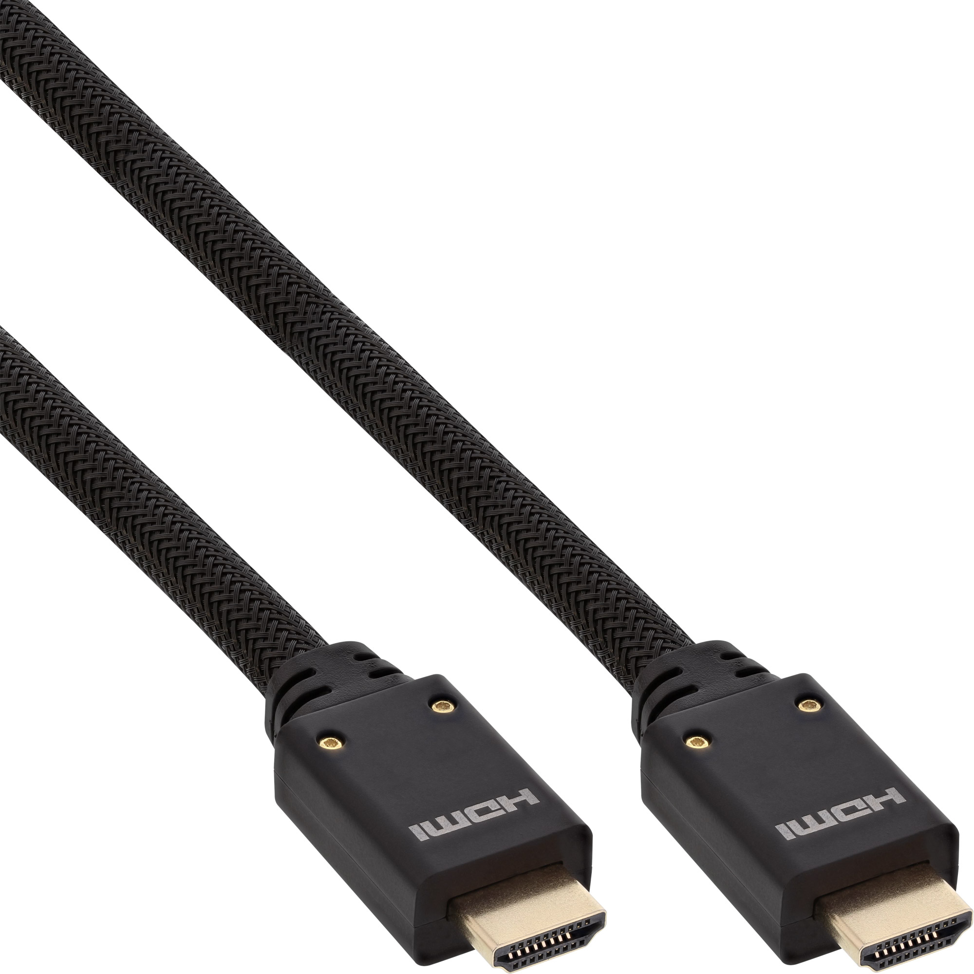 Inline® HDMI Aktiv-Kabel, HDMI-High Speed mit Ethernet, 4K2K, ST/ST, 15m Nylon