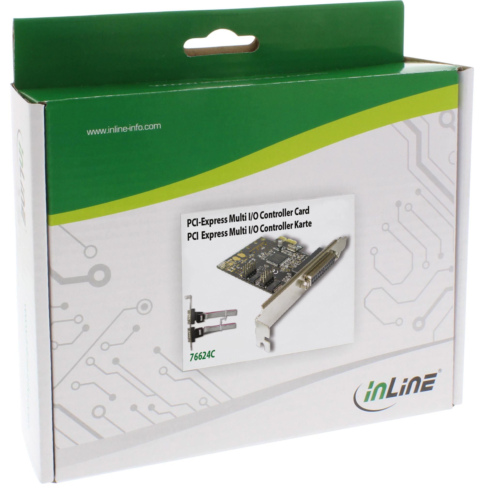 Inline® Schnittstellenkarte, 1x 25pol parallel + 2x 9pol seriell, PCIe