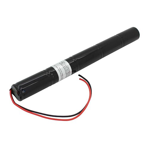 Notleuchtenakku NiMH 6,0V 4000mAh L1x5 Baby C mit 200mm Kabel einseitig Notleuchtenakku NiMH 6,0V 4000mAh L1x5 Baby C mit 200mm Kabel einseitig