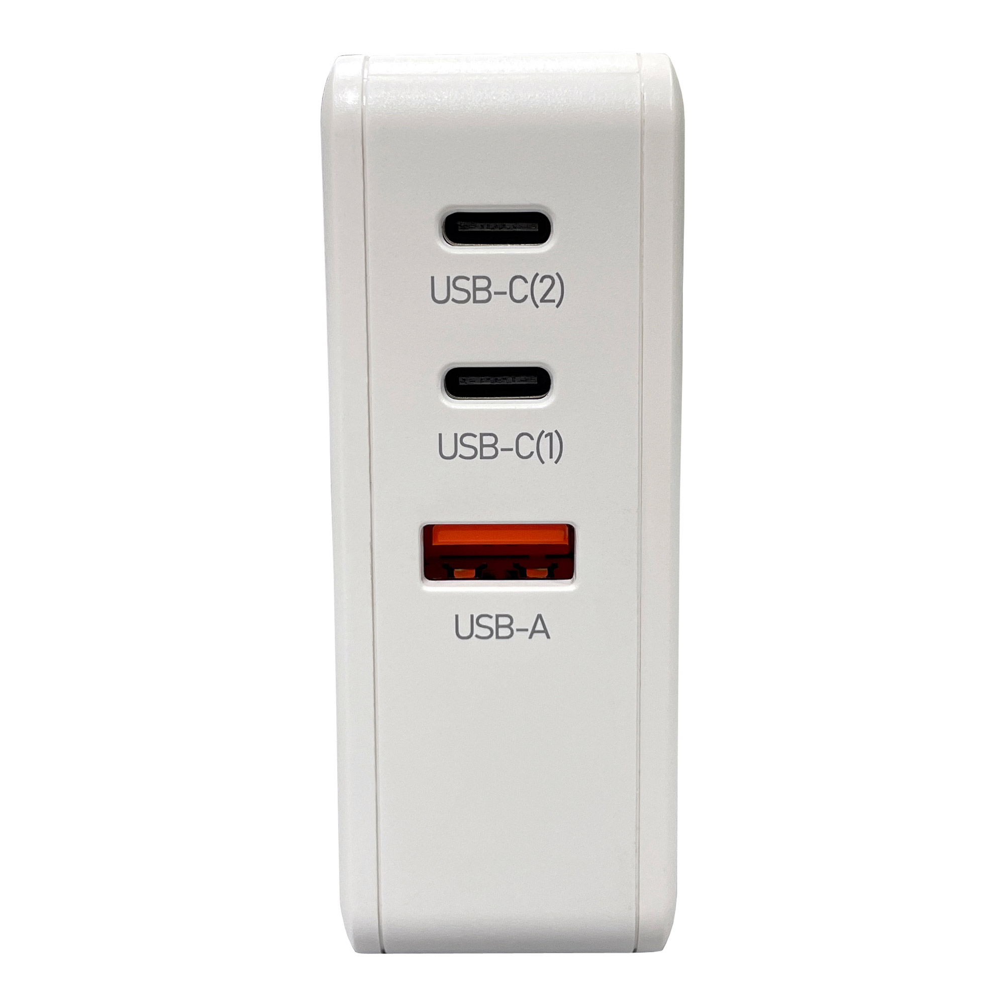 LC-Power LC-GAN-100, USB-Netzteil GaN, 2x USB-C, 1x USB-A, 100W, weiß