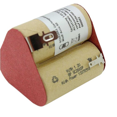 Gartengeräteakku NiMH 3,6V 2000mAh ersetzt Wolf Accu 60