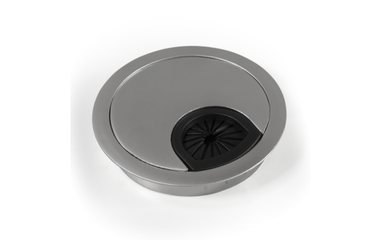 Kabeldurchführung McPower ''WB-02'' aus Metall, chromfarben, Ø70mm Kabeldurchführung McPower ''WB-02'' aus Metall, chromfarben, Ø70mm