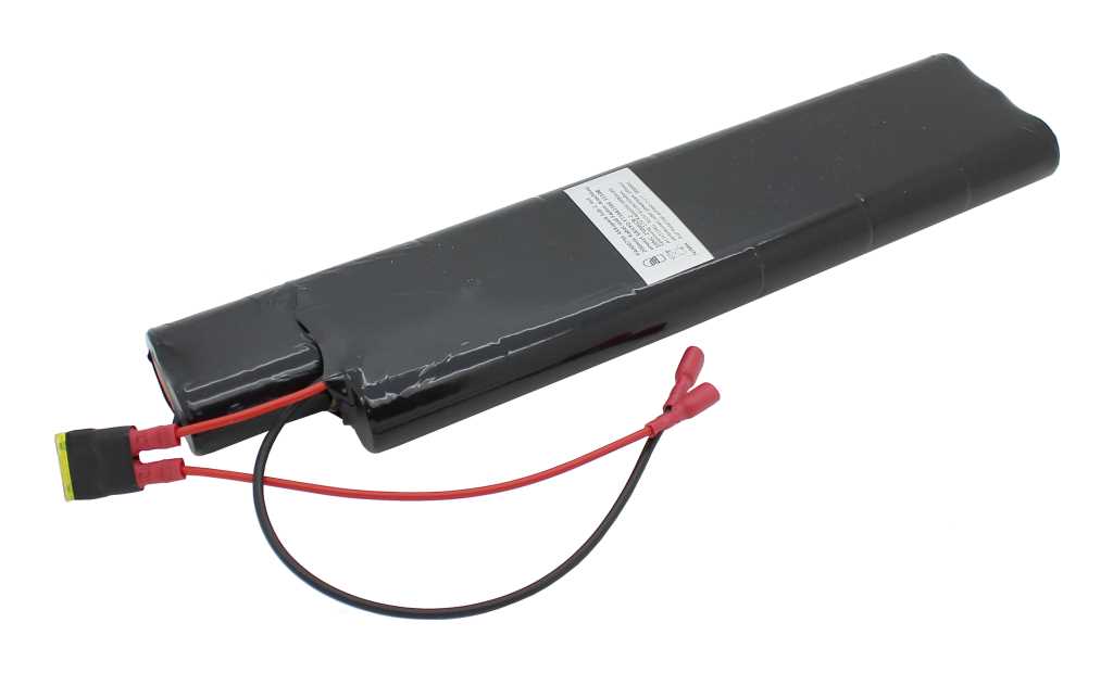 Akkupack NiMH 12V 6000mAh Sub-C mit 200mm Kabel und Faston-Anschluss ersetzt SANYO F734A1508 3310B, 10NC-2500SCR-2