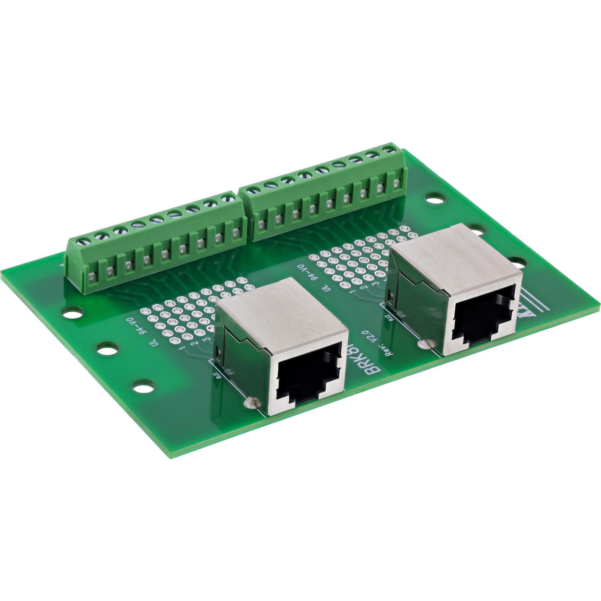 InLine® Terminalblock, 2x RJ45 Buchse, gerade, für Hutschiene InLine® Terminalblock, 2x RJ45 Buchse, gerade, für Hutschiene