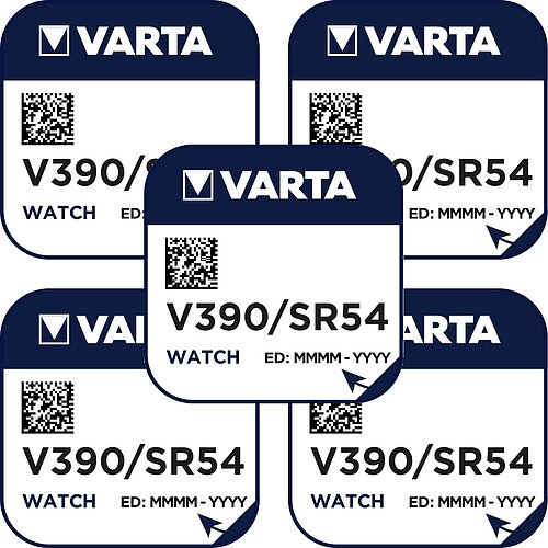 5x Varta SR1130SW SR54 390 Silberoxid Batterie 1,55V