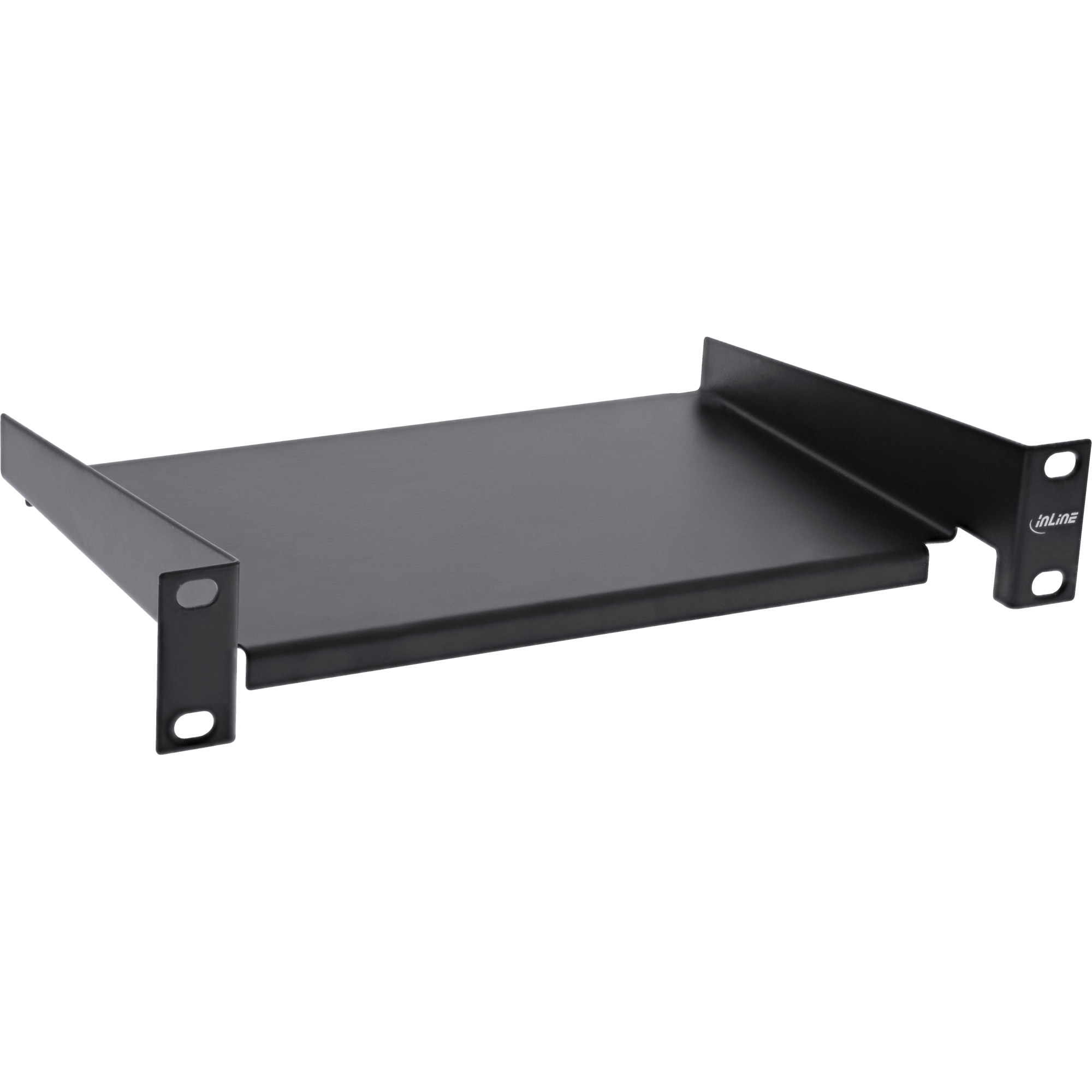 Inline® 10" Fachboden, 160mm, 10kg, 1HE, RAL 9005 schwarz Inline® 10" Fachboden, 160mm, 10kg, 1HE, RAL 9005 schwarz