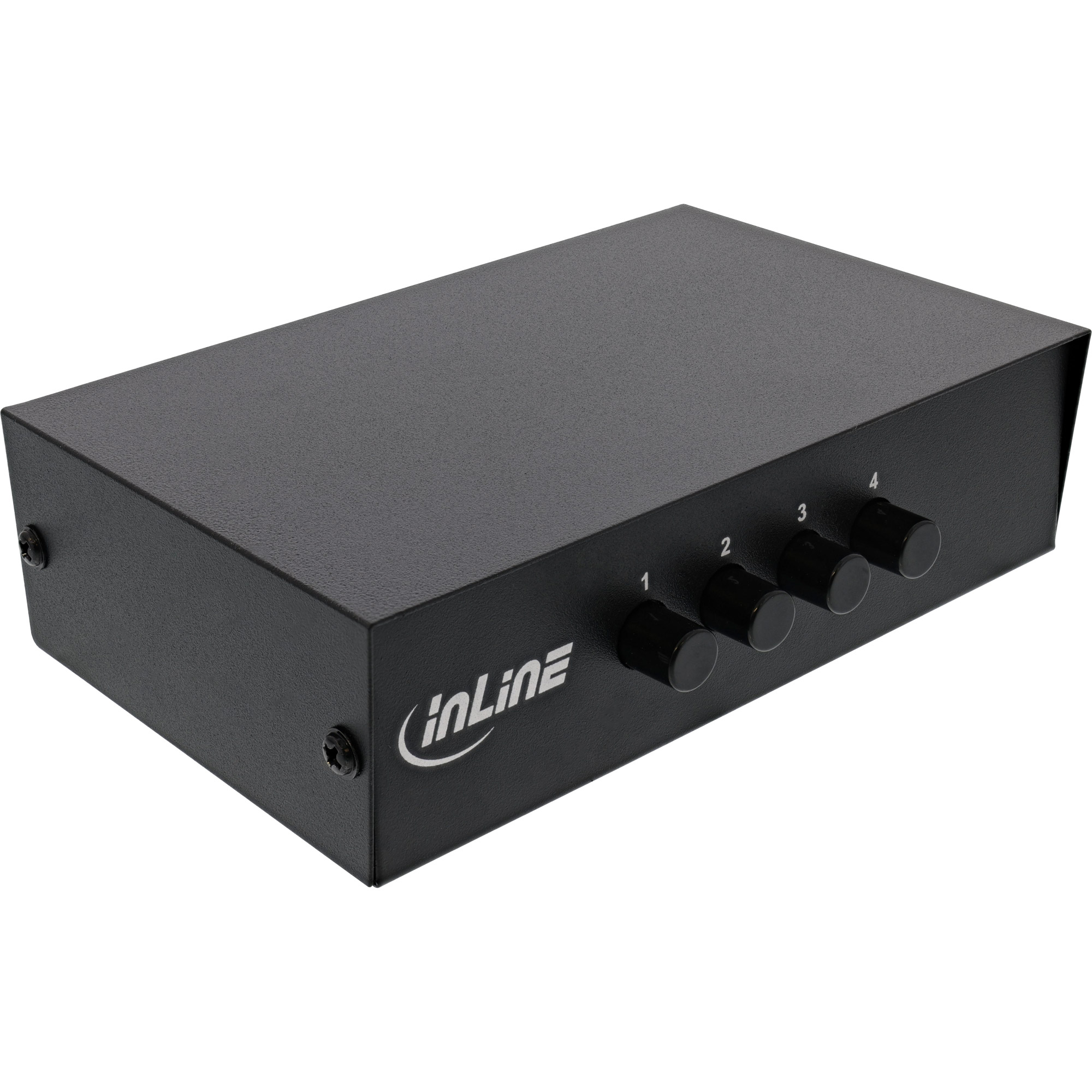 Inline® AV Umschalter manuell 4-port, 3x Cinch IN/OUT