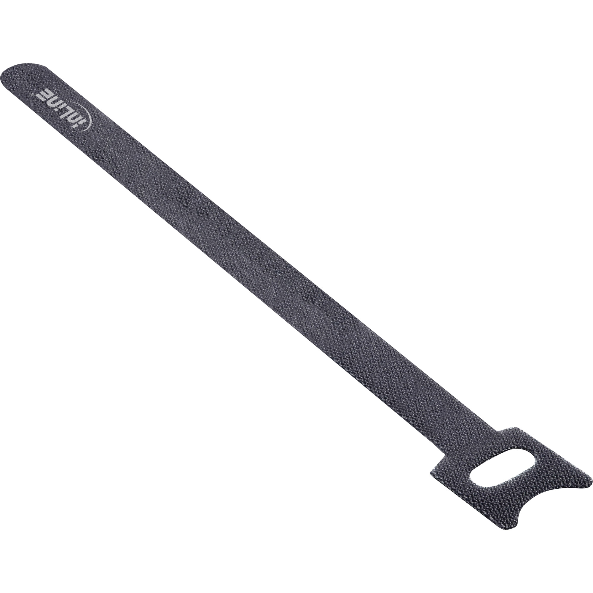 Inline® Kabelbinder 180x12mm, Klett-Verschluss, 10er, schwarz